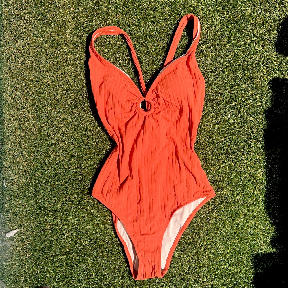 ⭐️SOLD⭐️ Kona Sol Vibrant Coral One Piece Swimsuit